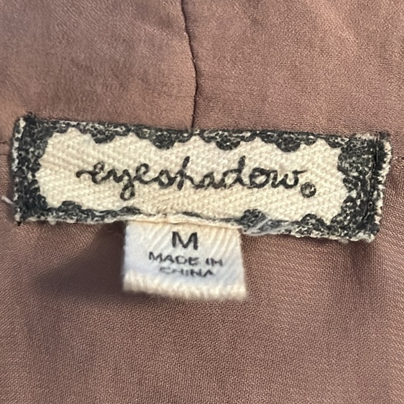 Eyeshadow sequin kimono sleeves cover up satin duster sz M - Picture 5 of 5